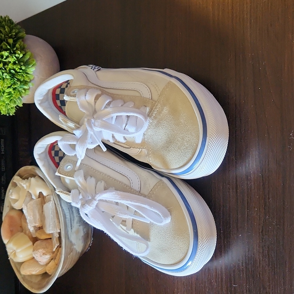 Van Suede popcush Stone size Mens 5.5 Tenis